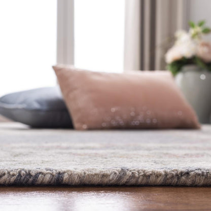 MICRO-LOOP, GREY / IVORY, 4' X 6', Area Rug, MLP903F-4