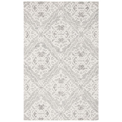 MICRO-LOOP, GREY / IVORY, 8' X 10', Area Rug, MLP905F-8