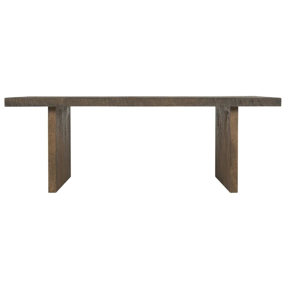 Natural Brown Mango Rattan Coffee Table with Lightweight Frame