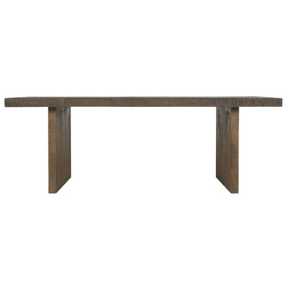 Natural Brown Mango Rattan Coffee Table with Lightweight Frame