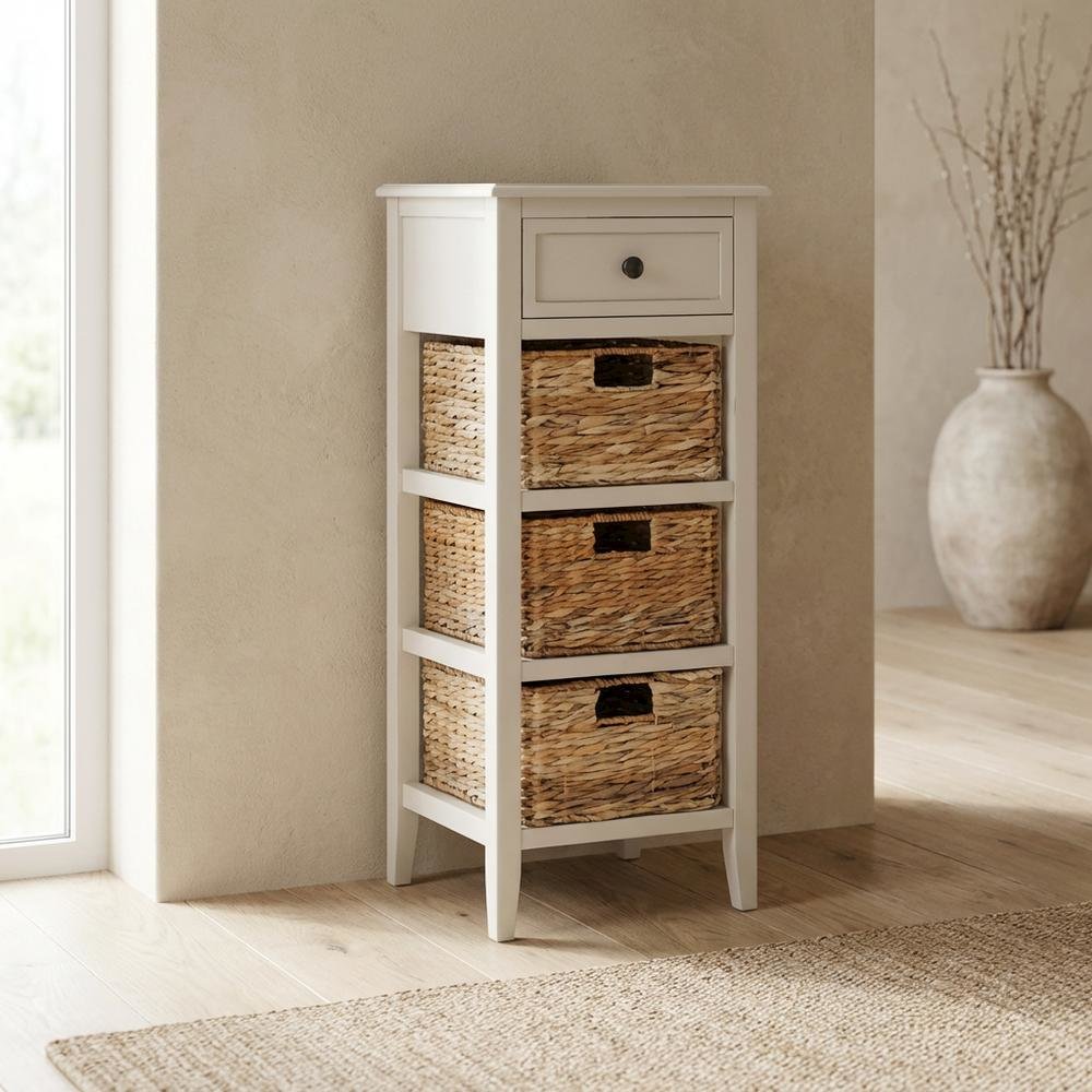 Light Gray, Storage Side Table, Storage Drawer, Quality Build