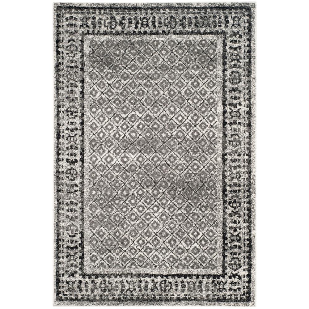 Adirondack, IVORY / SILVER, 6' X 9', Area Rug, ADR110B-6