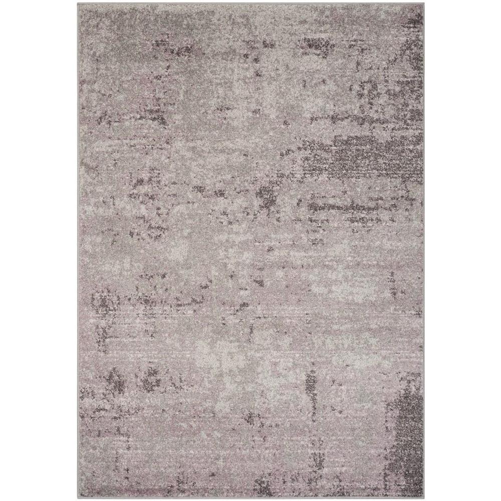 Adirondack, LIGHT GREY / PURPLE, 6' X 9', Area Rug, ADR130M-6