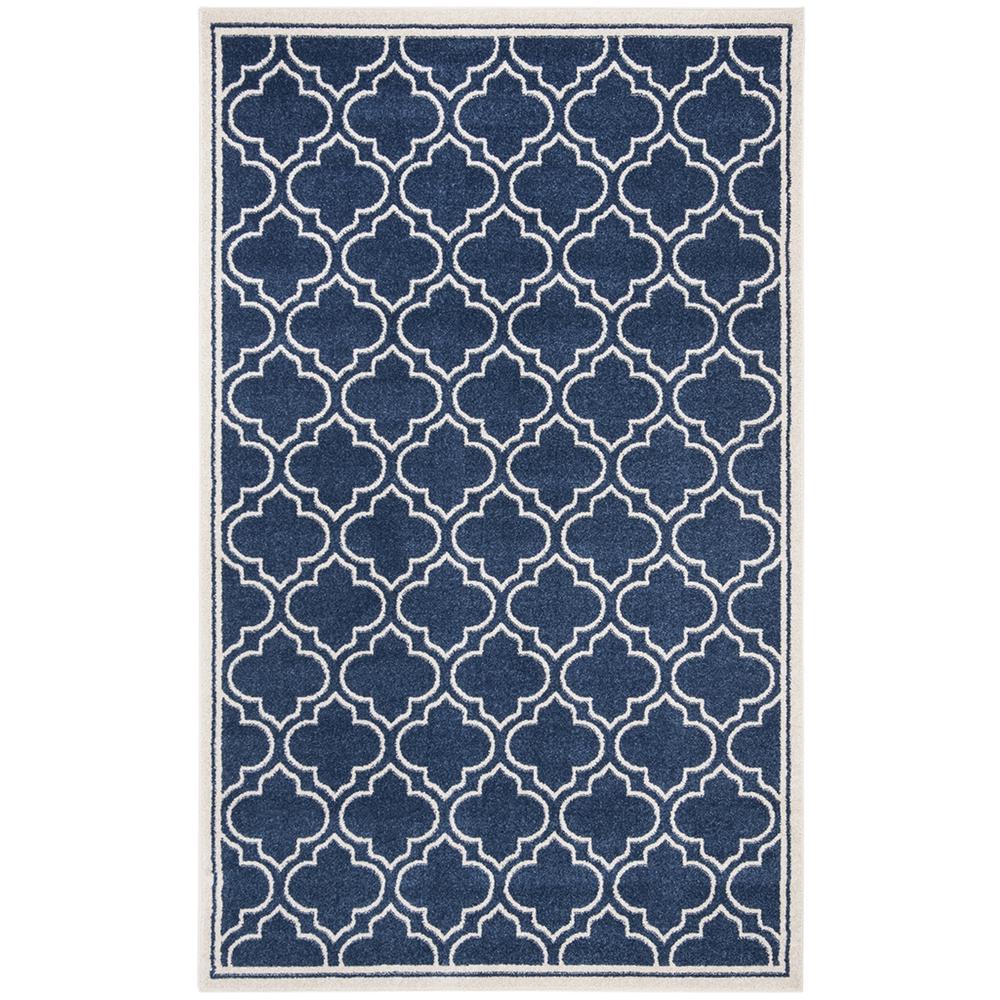 AMHERST, NAVY / IVORY, 6' X 9', Area Rug, AMT412P-6