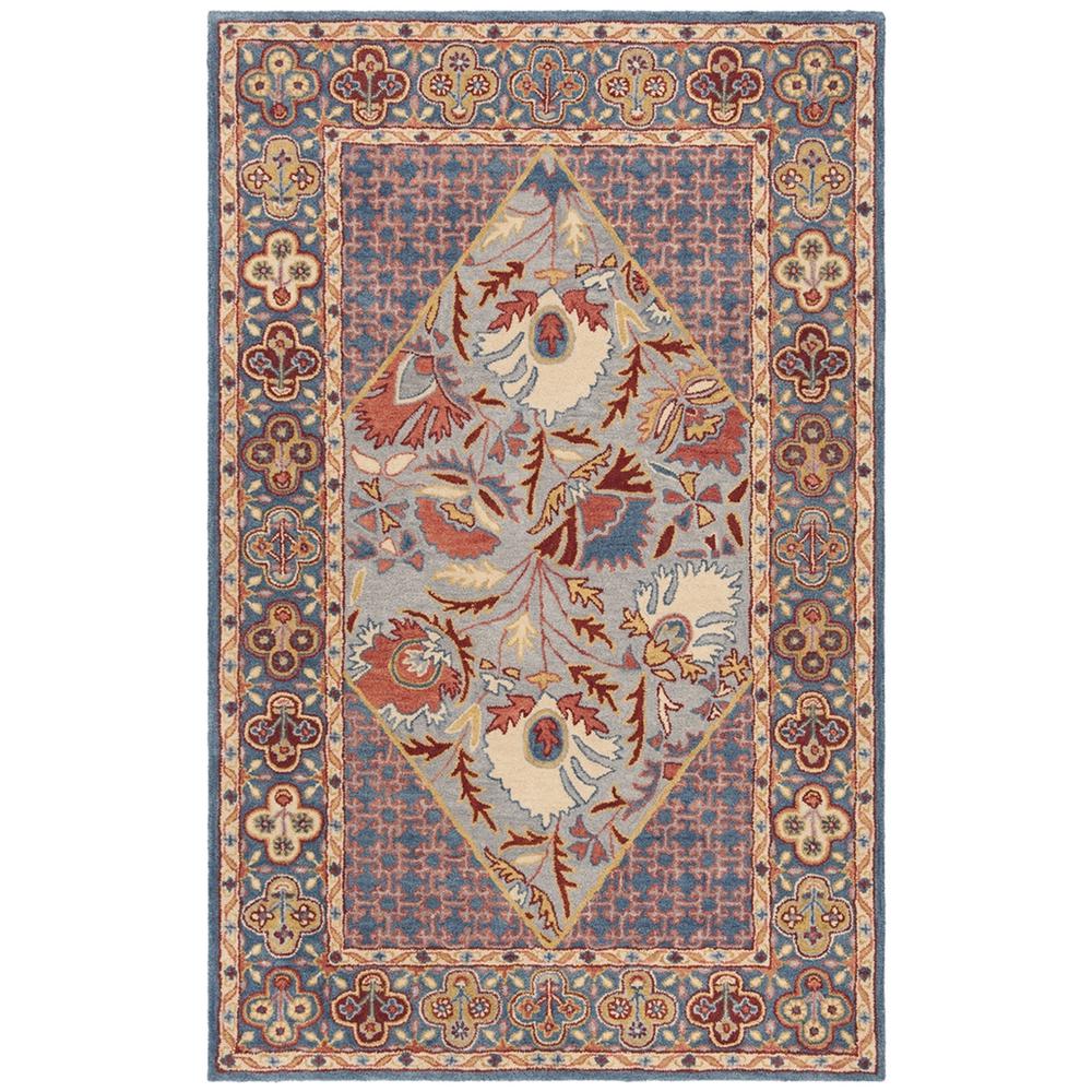 ANTIQUITY, BLUE / RED, 5' X 8', Area Rug, AT508M-5