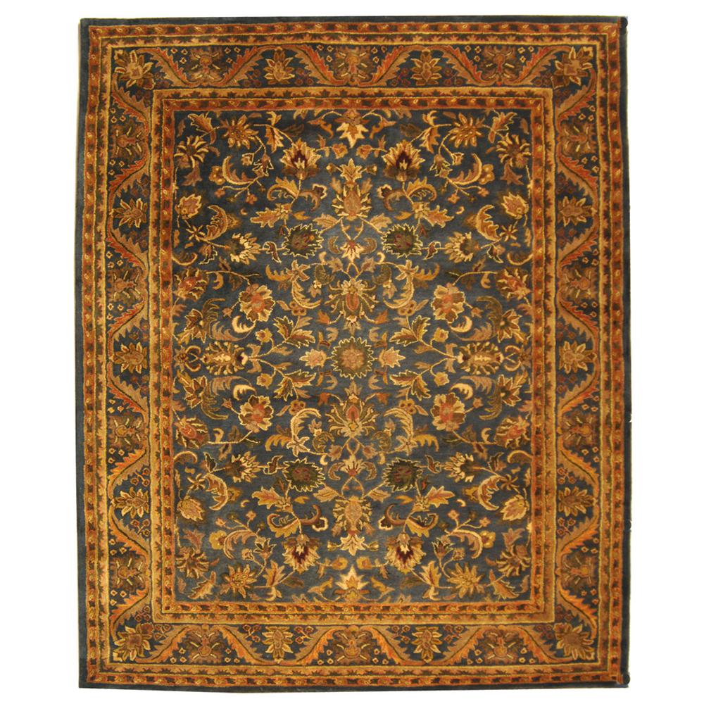 ANTIQUITY, BLUE / GOLD, 9' X 12', Area Rug