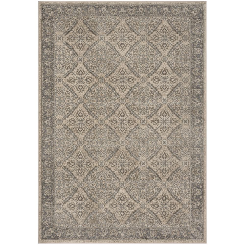 BRENTWOOD, CREAM / GREY, 6' X 9', Area Rug, BNT863B-6