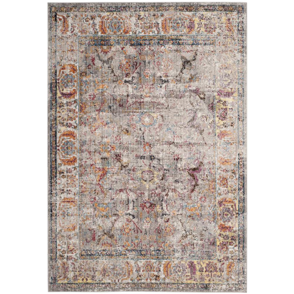 BRISTOL, GREY / LIGHT GREY, 6' X 9', Area Rug
