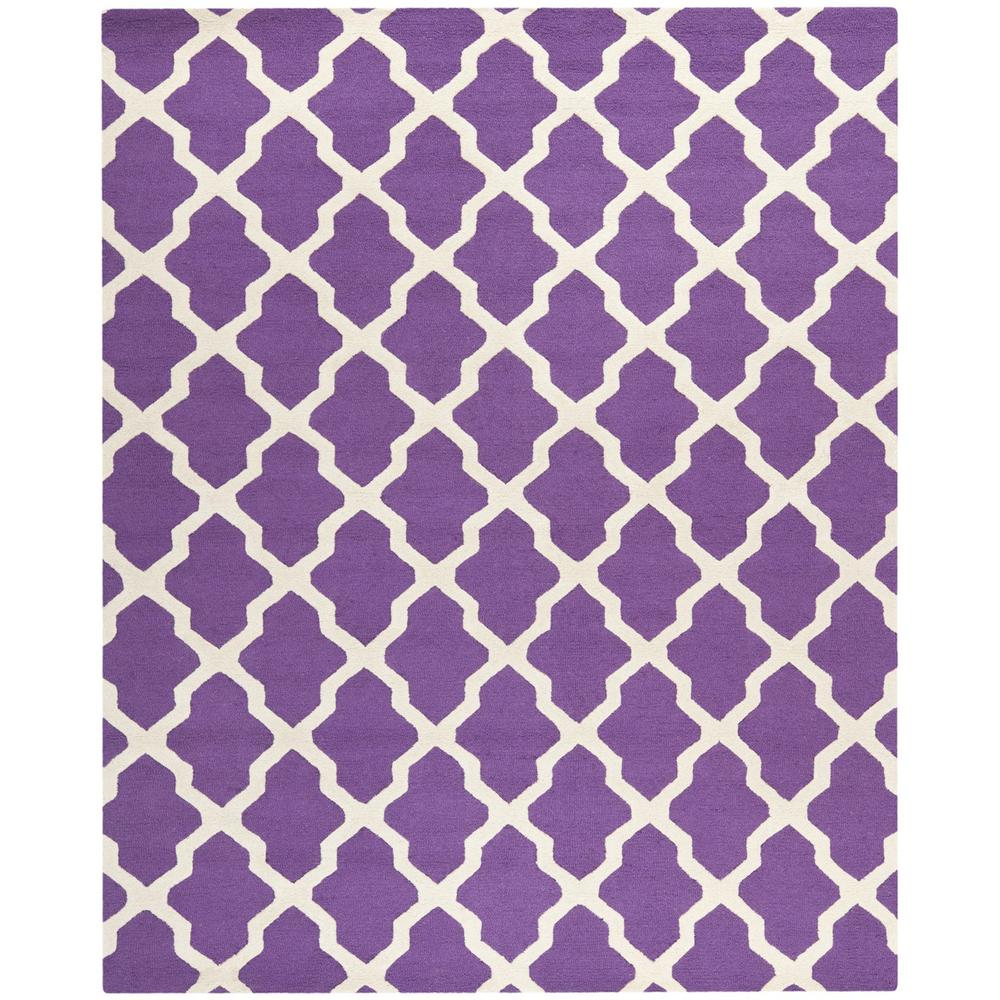 CAMBRIDGE, PURPLE / IVORY, 9' X 12', Area Rug, CAM121K-9