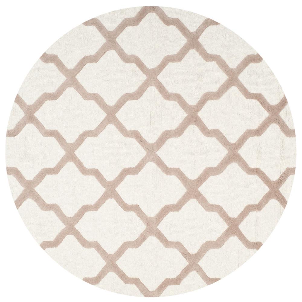 CAMBRIDGE, IVORY / BEIGE, 8' X 8' Round, Area Rug, CAM121P-8R