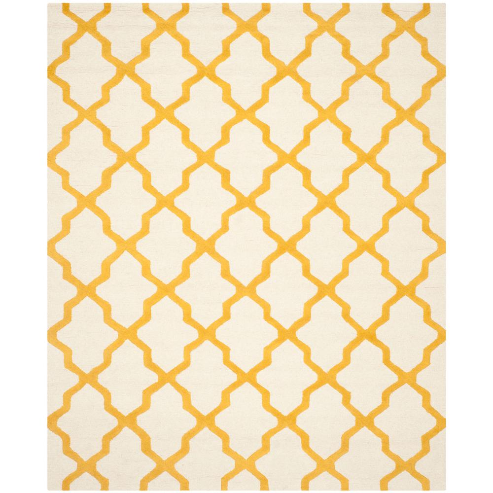 CAMBRIDGE, IVORY / GOLD, 9' X 12', Area Rug, CAM121U-9
