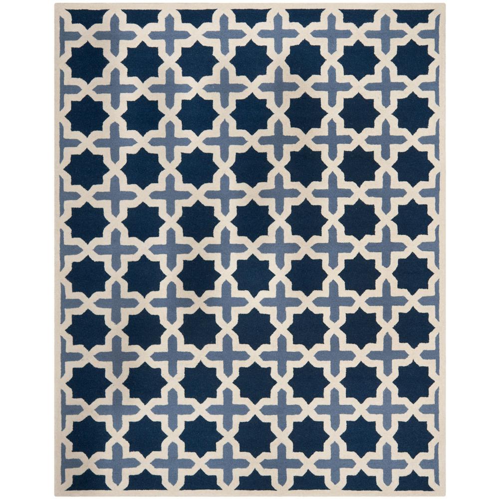 CAMBRIDGE, BLUE / IVORY, 9' X 12', Area Rug, CAM127A-9