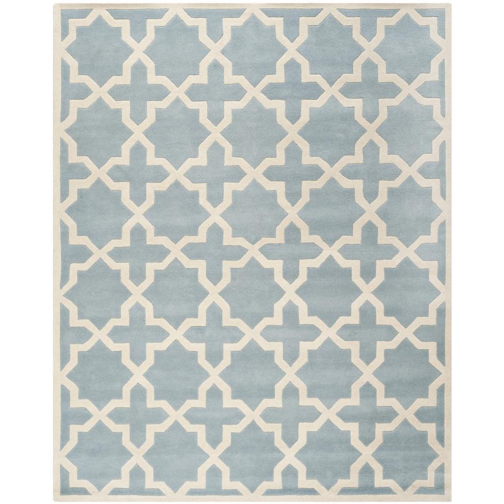 CHATHAM, BLUE / IVORY, 8'-9" X 12', Area Rug, CHT732B-9