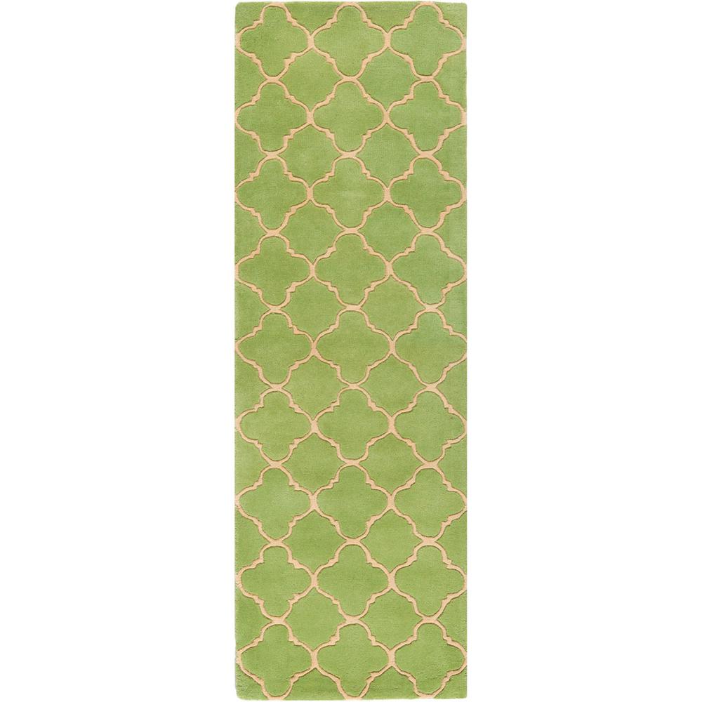 CHATHAM, GREEN, 2'-3" X 9', Area Rug