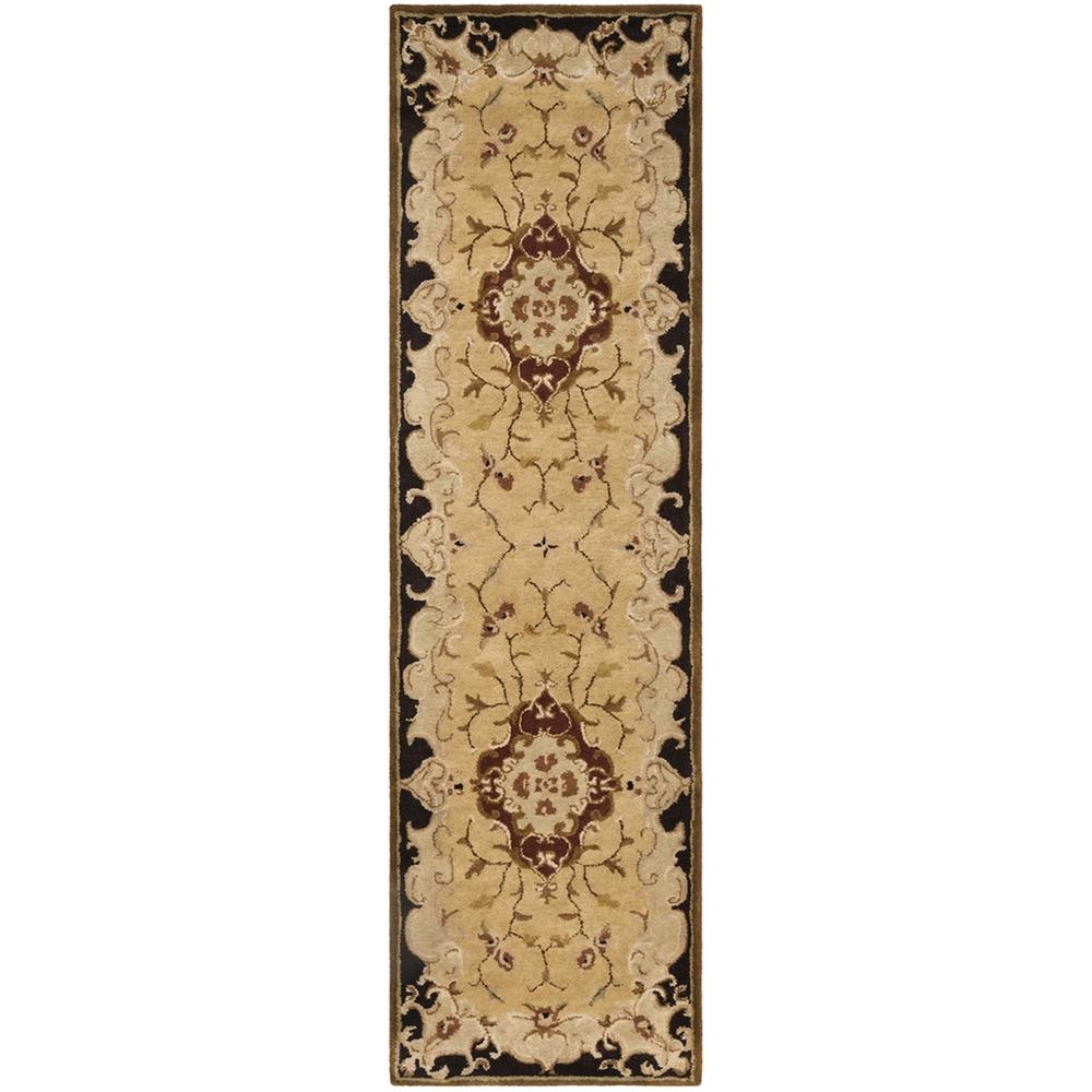 CLASSIC, GOLD / COLA, 2'-3" X 8', Area Rug