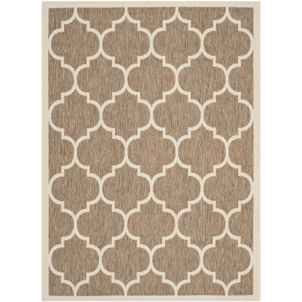 COURTYARD, BROWN / BONE, 6'-7" X 9'-6", Area Rug, CY6914-242-6