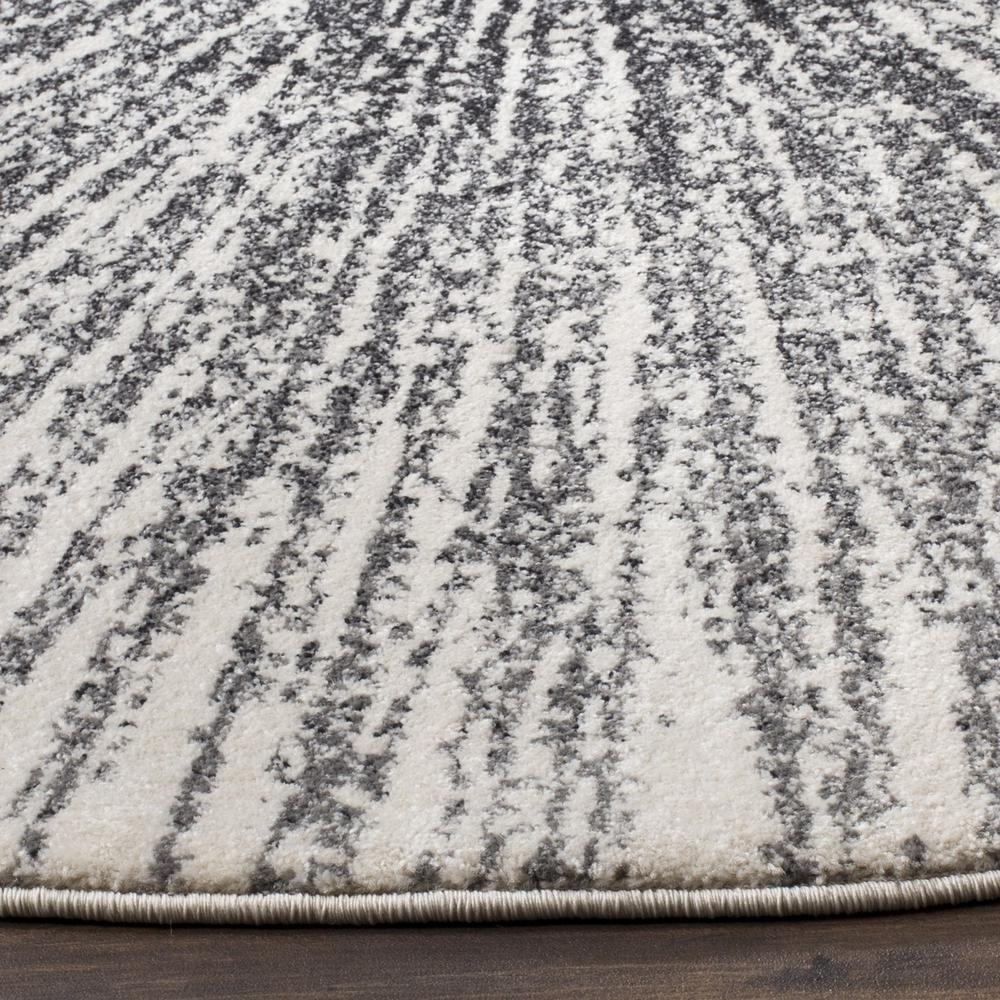 EVOKE, BLACK / IVORY, 8' X 8' Round, Area Rug