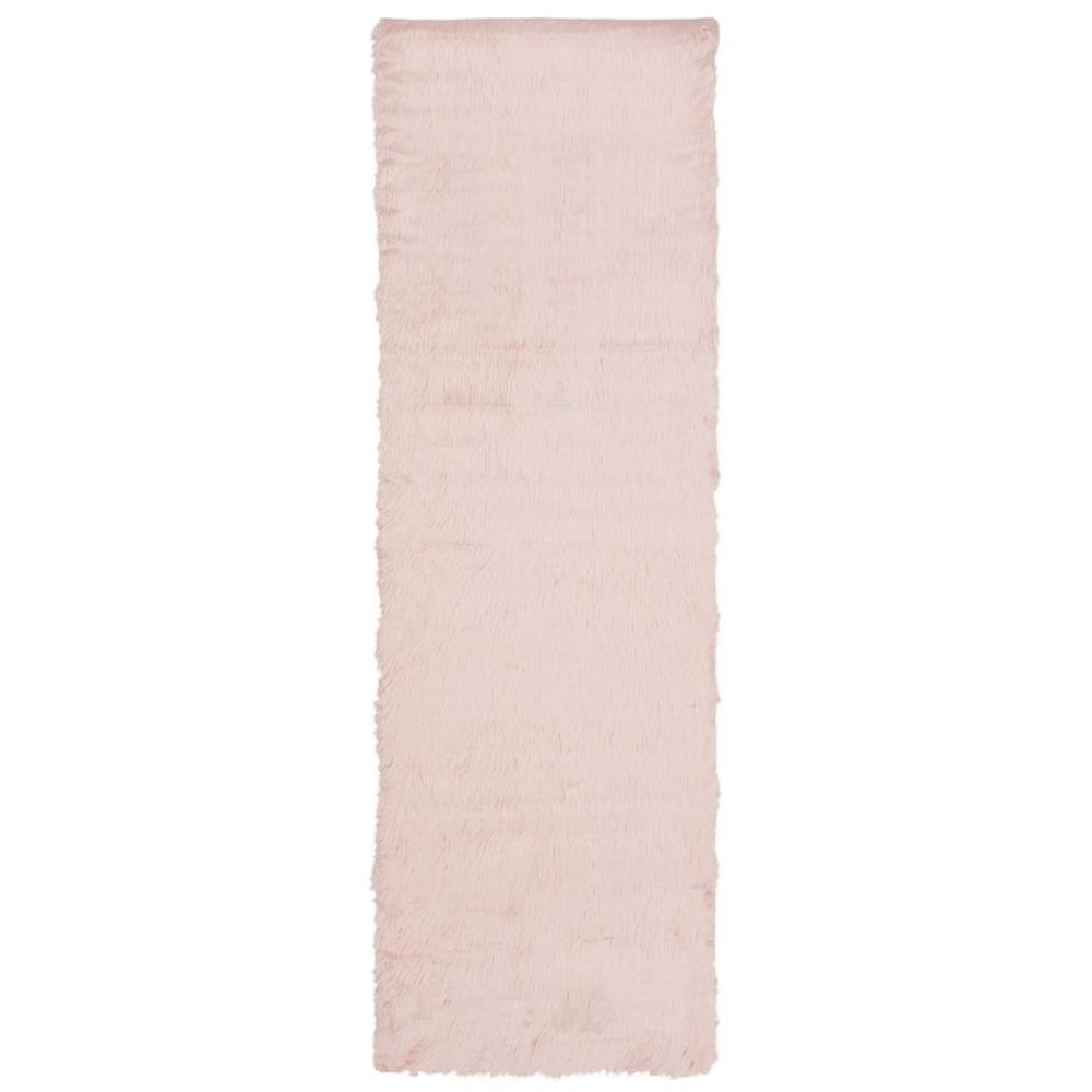 FAUX SHEEP SKIN, PINK, 5' X 7', Area Rug