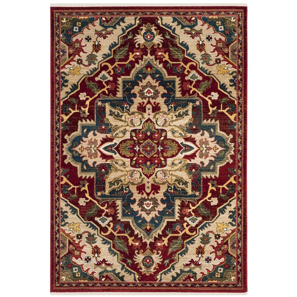 KASHAN, RED / BEIGE, 9' X 12', Area Rug, KSN304D-9