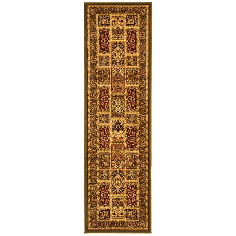 LYNDHURST, MULTI / GREEN, 2'-3" X 20', Area Rug