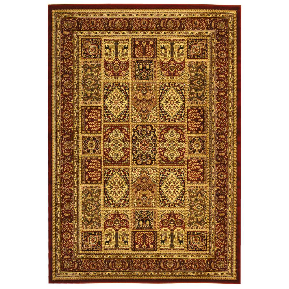 LYNDHURST, MULTI / GREEN, 6' X 9', Area Rug