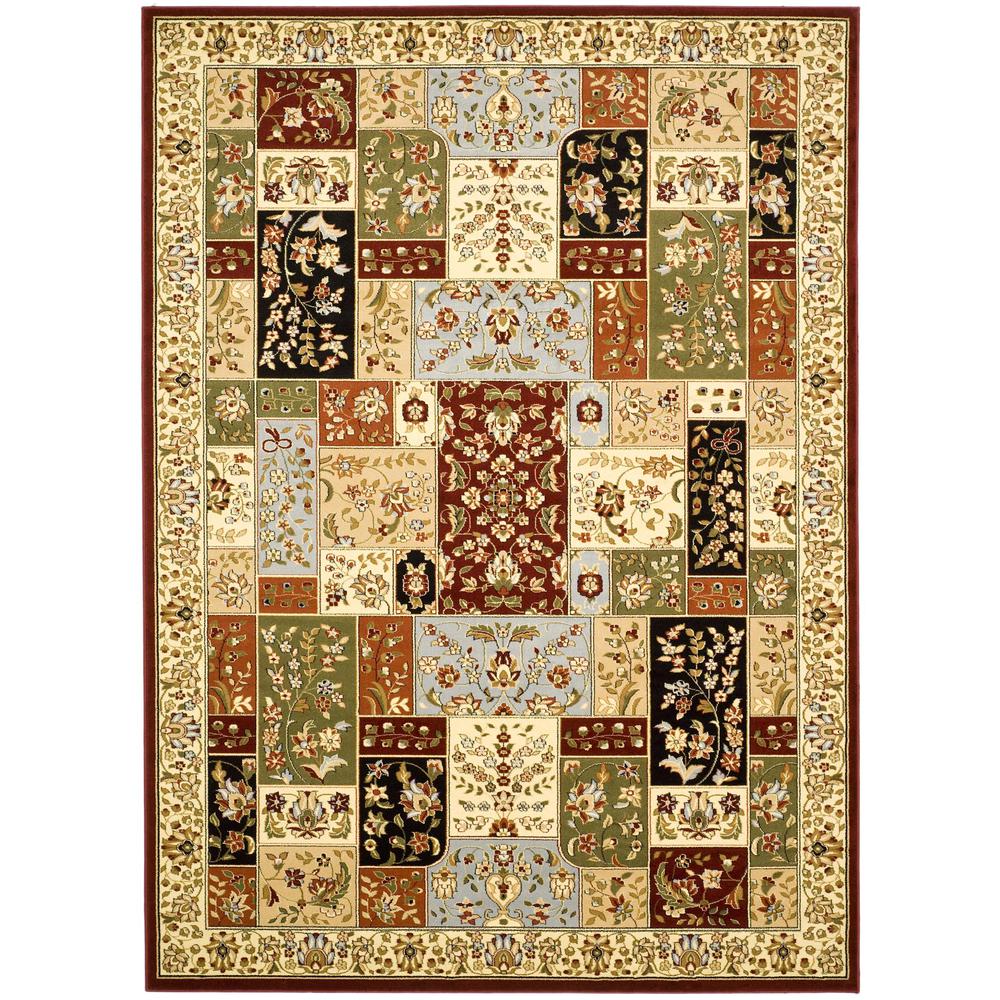 LYNDHURST, MULTI / IVORY, 9' X 12', Area Rug, LNH318A-9