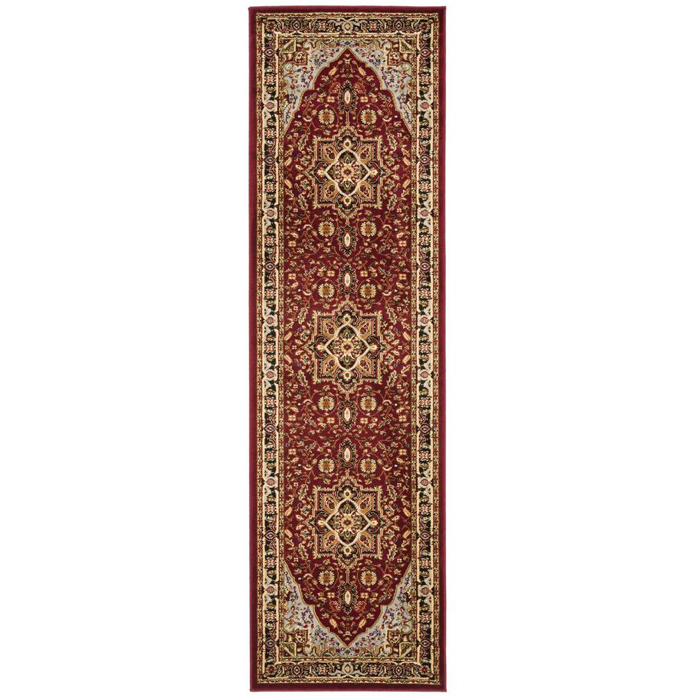 LYNDHURST, RED / BLACK, 2'-3" X 6', Area Rug, LNH330B-26
