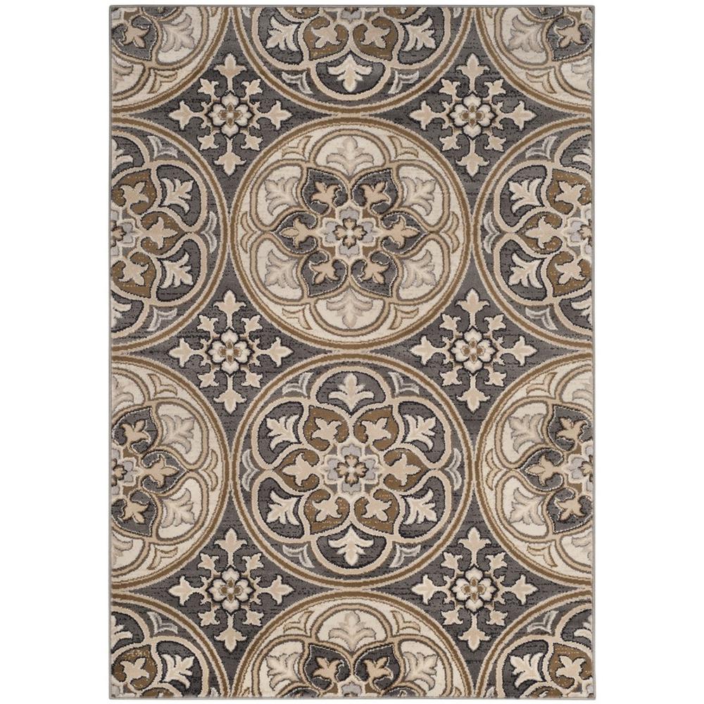 LYNDHURST, LIGHT GREY / BEIGE, 6' X 9', Area Rug