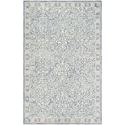 MICRO-LOOP, BLUE / IVORY, 9' X 12', Area Rug, MLP510M-9