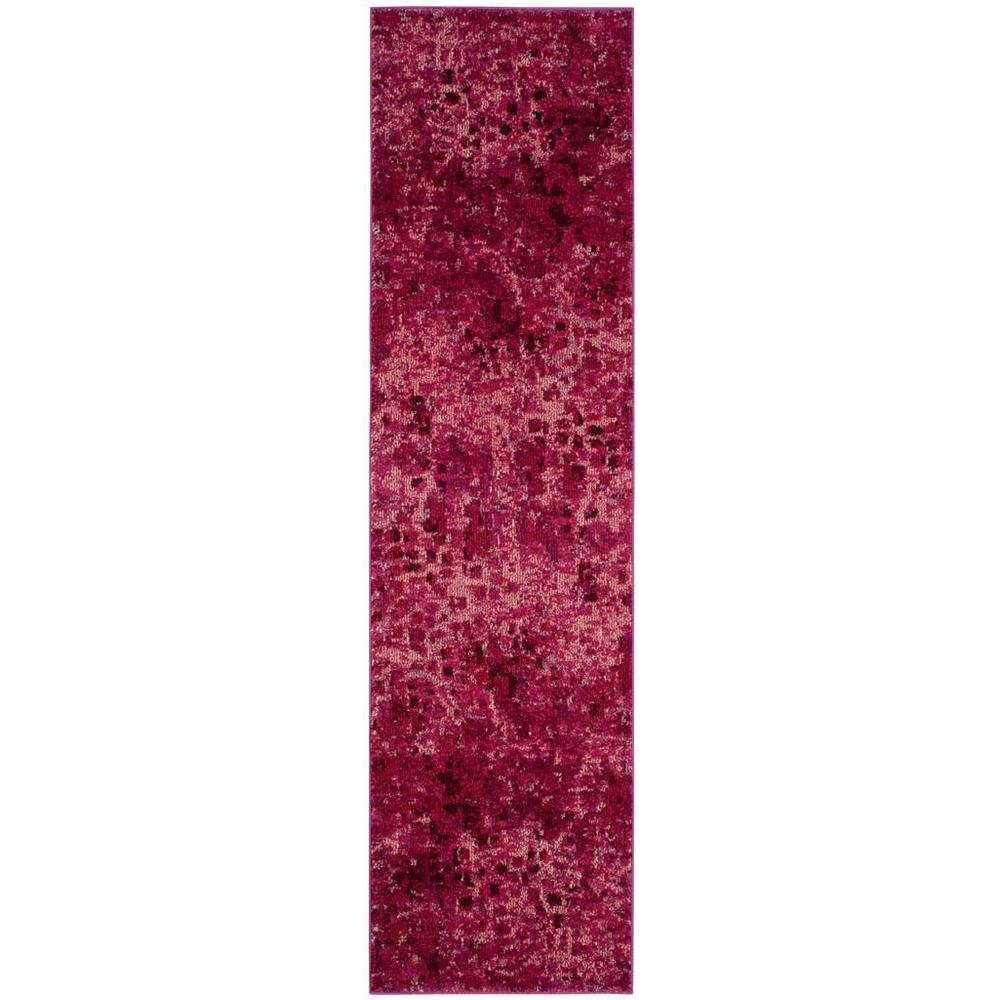 MONACO, FUCHSIA, 2'-2" X 8', Area Rug