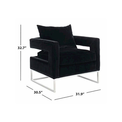 OLIVYA VELVET CLUB CHAIR, KNT7019A