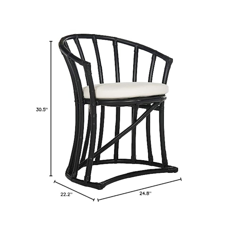 BATES RATTAN ACCENT CHAIR