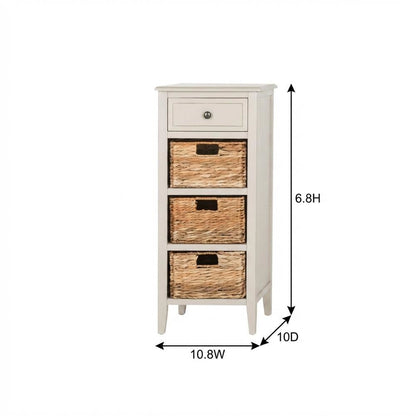 Light Gray, Storage Side Table, Storage Drawer, Quality Build