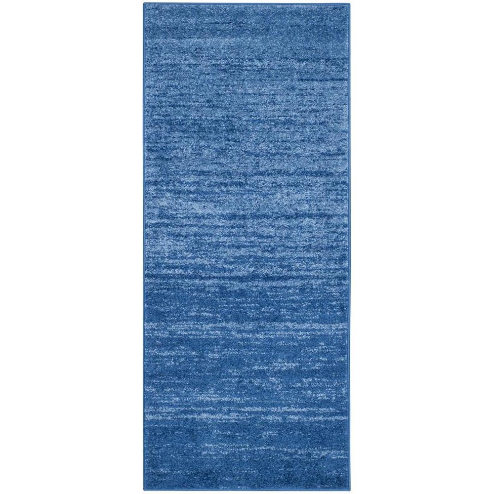 Adirondack, LIGHT BLUE / DARK BLUE, 2'-6" X 6', Area Rug, ADR113F-26