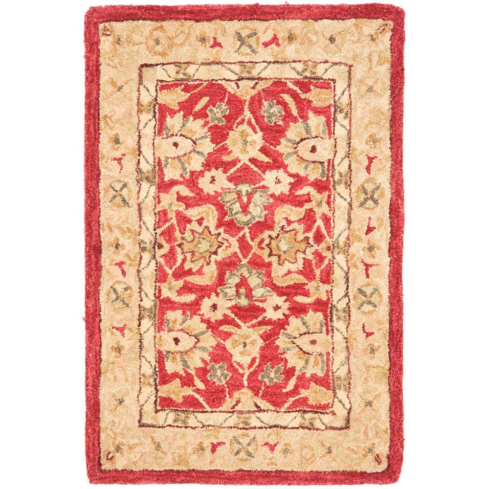 ANATOLIA, RED / IVORY, 2'-3" X 8', Area Rug, AN522A-28