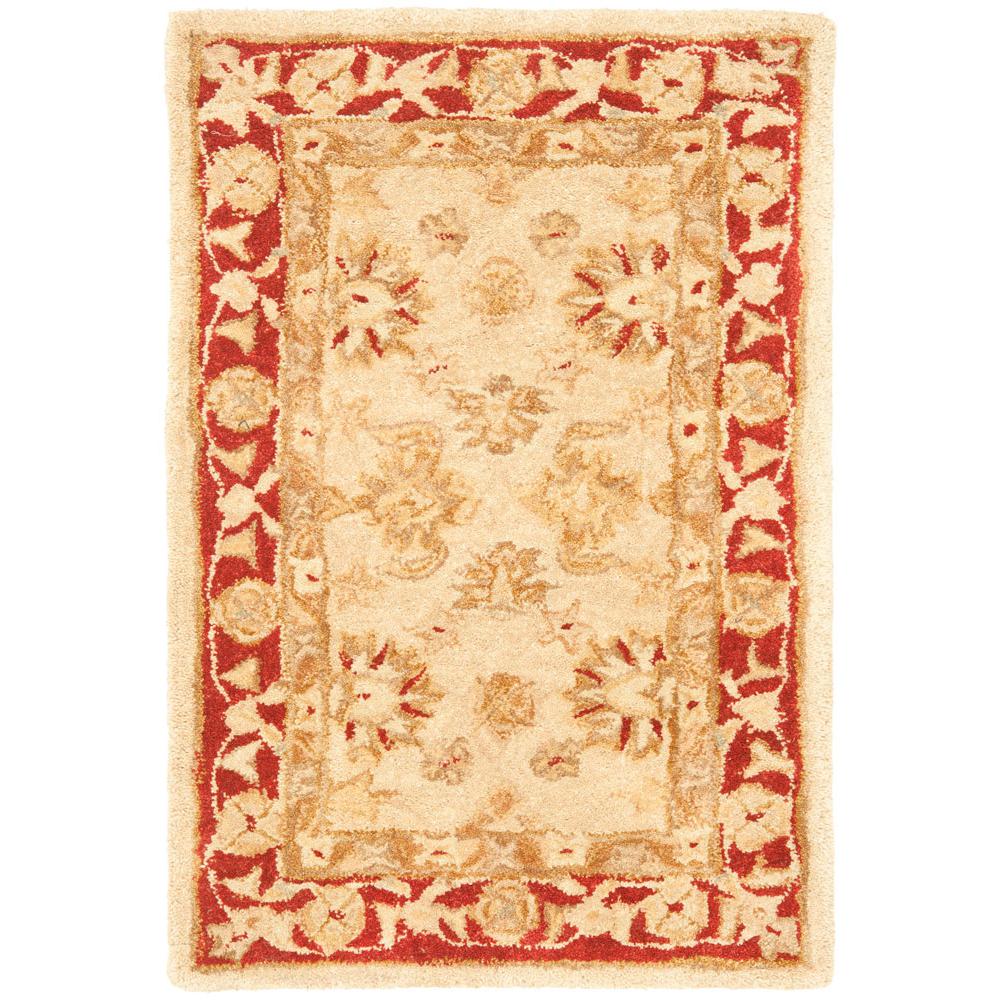 ANATOLIA, IVORY / RED, 2'-3" X 10', Area Rug, AN522C-210