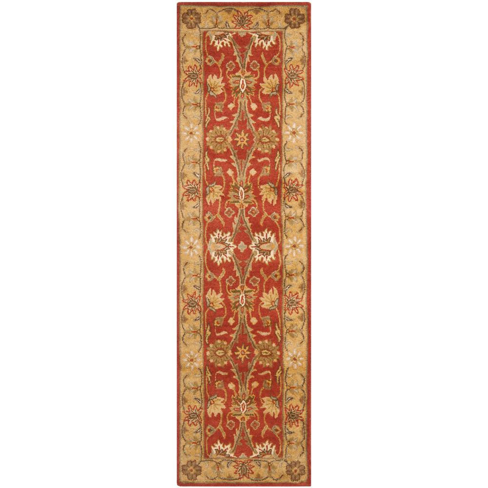 ANTIQUITY, RUST / GOLD, 2'-3" X 8', Area Rug