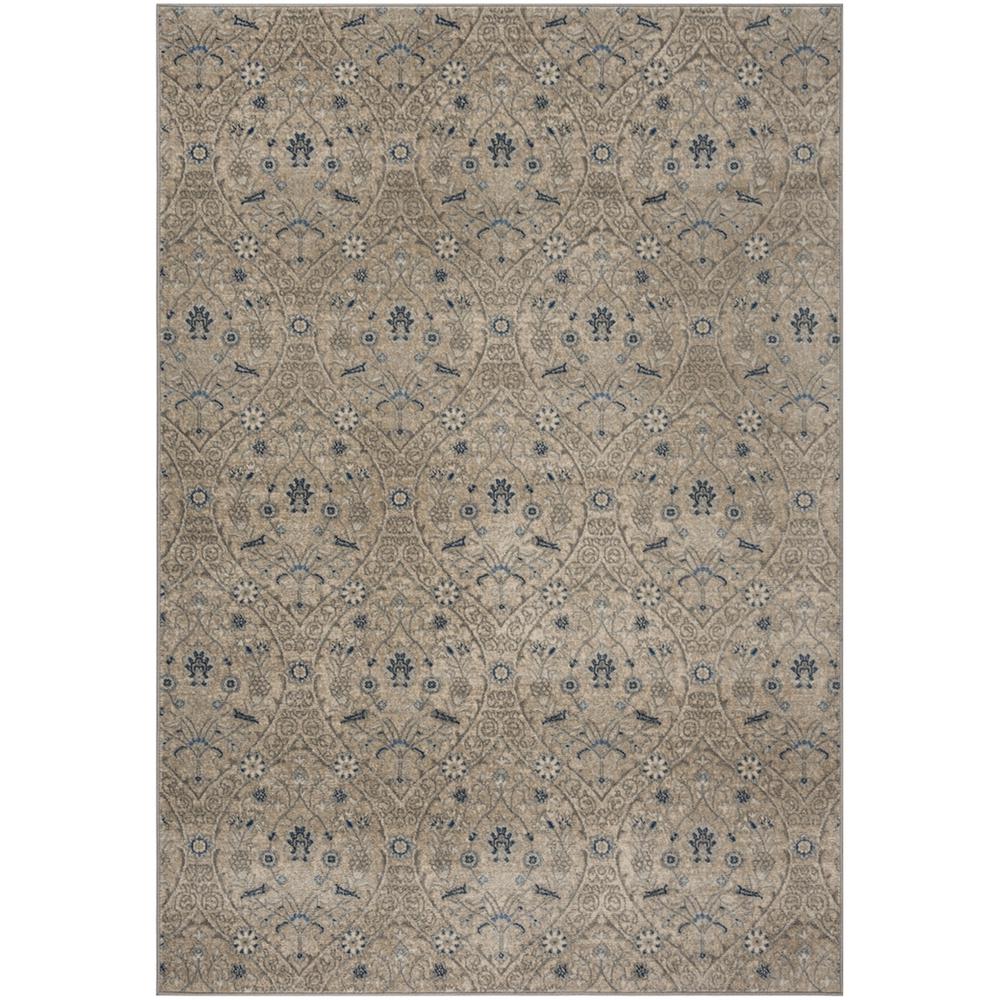 BRENTWOOD, LIGHT GREY / BLUE, 8' X 10', Area Rug, BNT860G-8