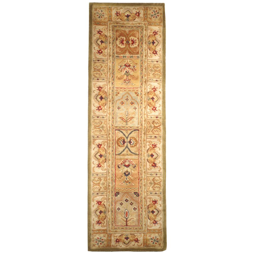 CLASSIC, SAGE / MULTI, 2'-3" X 20', Area Rug