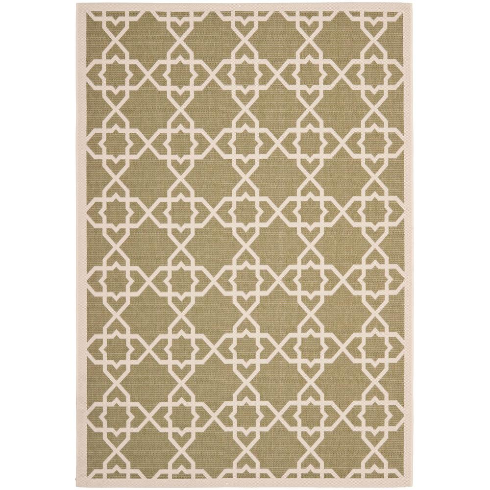 COURTYARD, GREEN / BEIGE, 9' X 12', Area Rug, CY6032-244-9