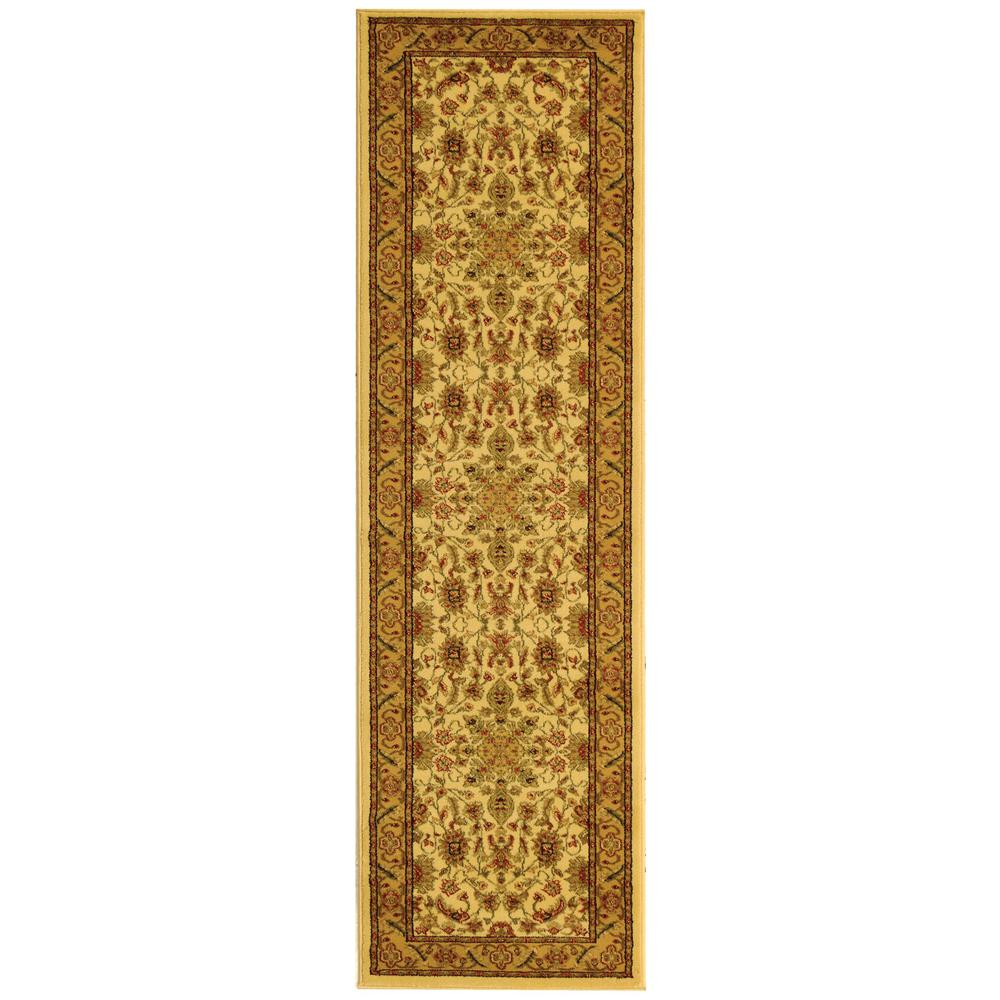 LYNDHURST, IVORY / TAN, 2'-3" X 20', Area Rug