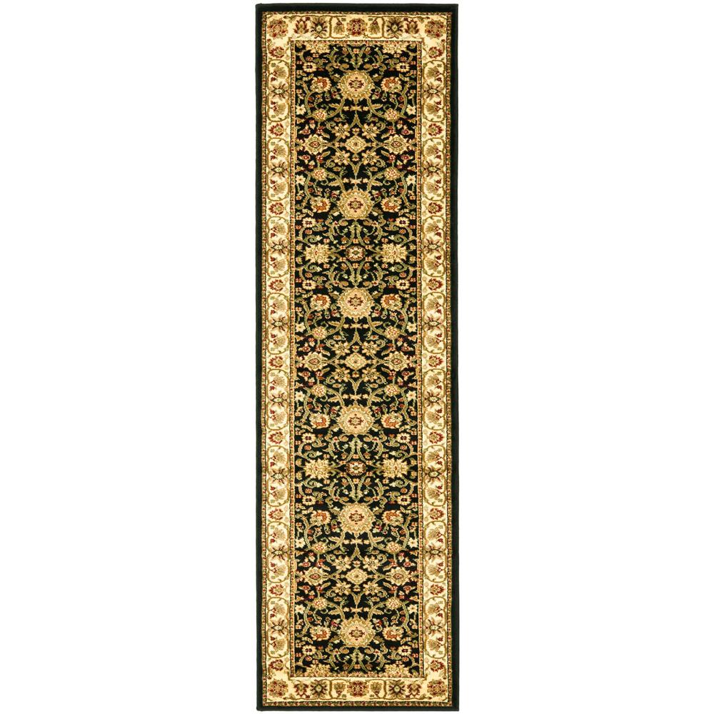 LYNDHURST, BLACK / IVORY, 2'-3" X 6', Area Rug, LNH212A-26