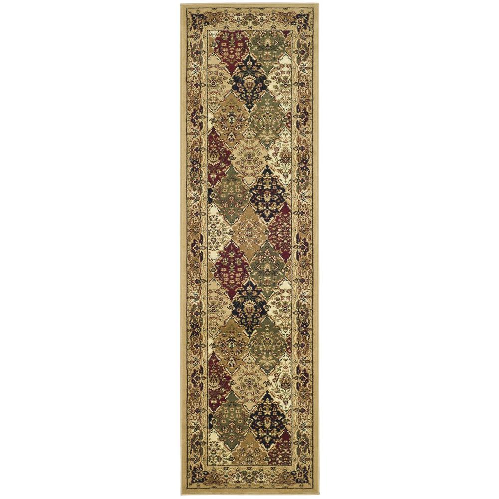 LYNDHURST, MULTI / BEIGE, 2'-3" X 20', Area Rug