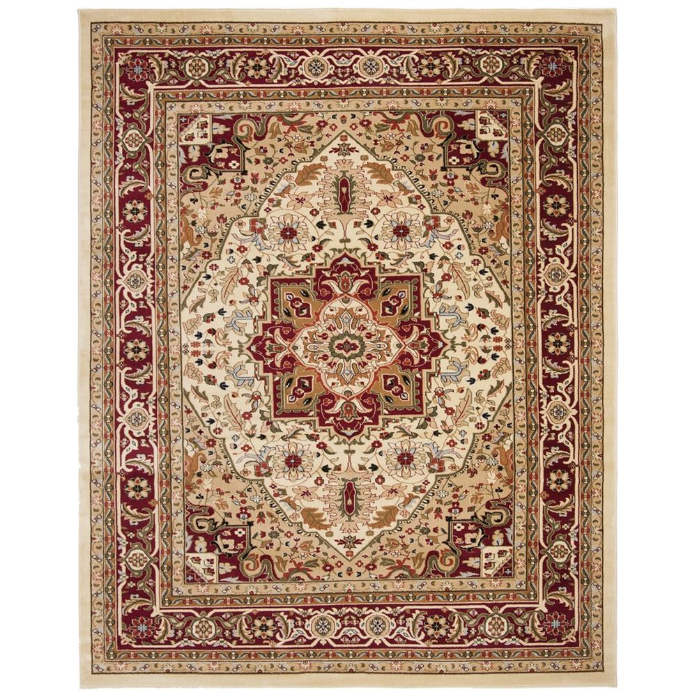 LYNDHURST, IVORY / RED, 9' X 12', Area Rug, LNH330A-9
