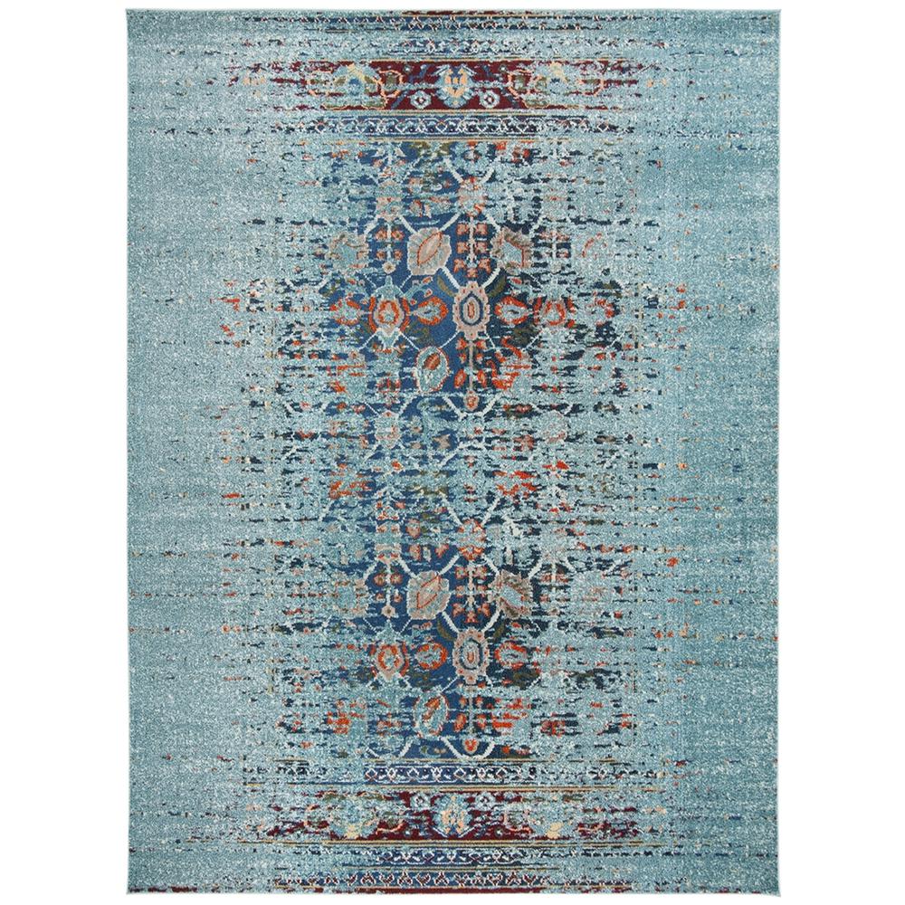 MONACO, BLUE / MULTI, 9' X 12', Area Rug, MNC208J-9