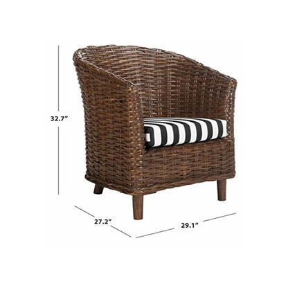 OMNI RATTAN BARREL CHAIR, FOX6501D