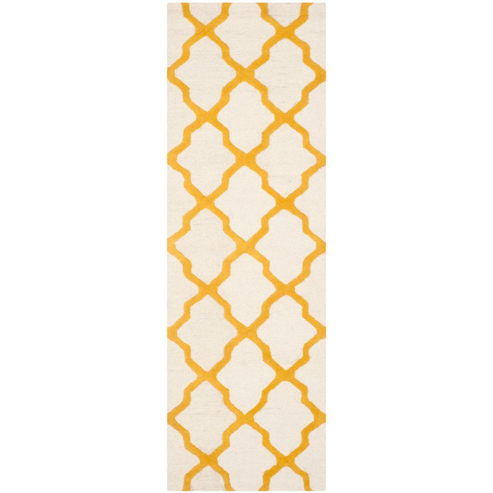 CAMBRIDGE, IVORY / GOLD, 2'-6" X 8', Area Rug, CAM121U-28