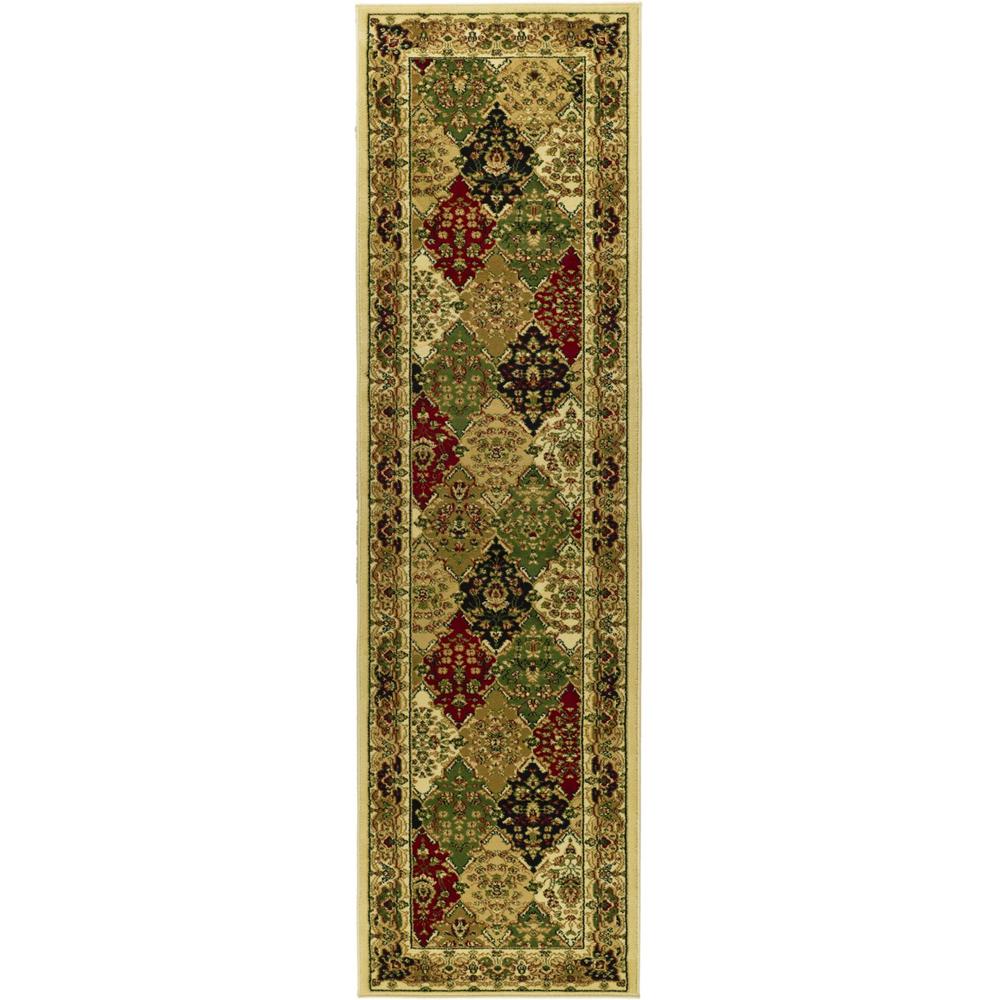 LYNDHURST, MULTI / IVORY, 2'-3" X 8', Area Rug, LNH221A-28