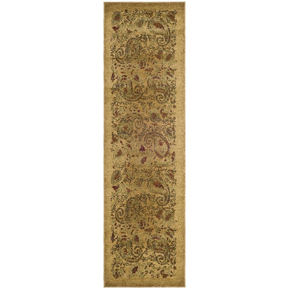 LYNDHURST, BEIGE / MULTI, 2'-3" X 20', Area Rug
