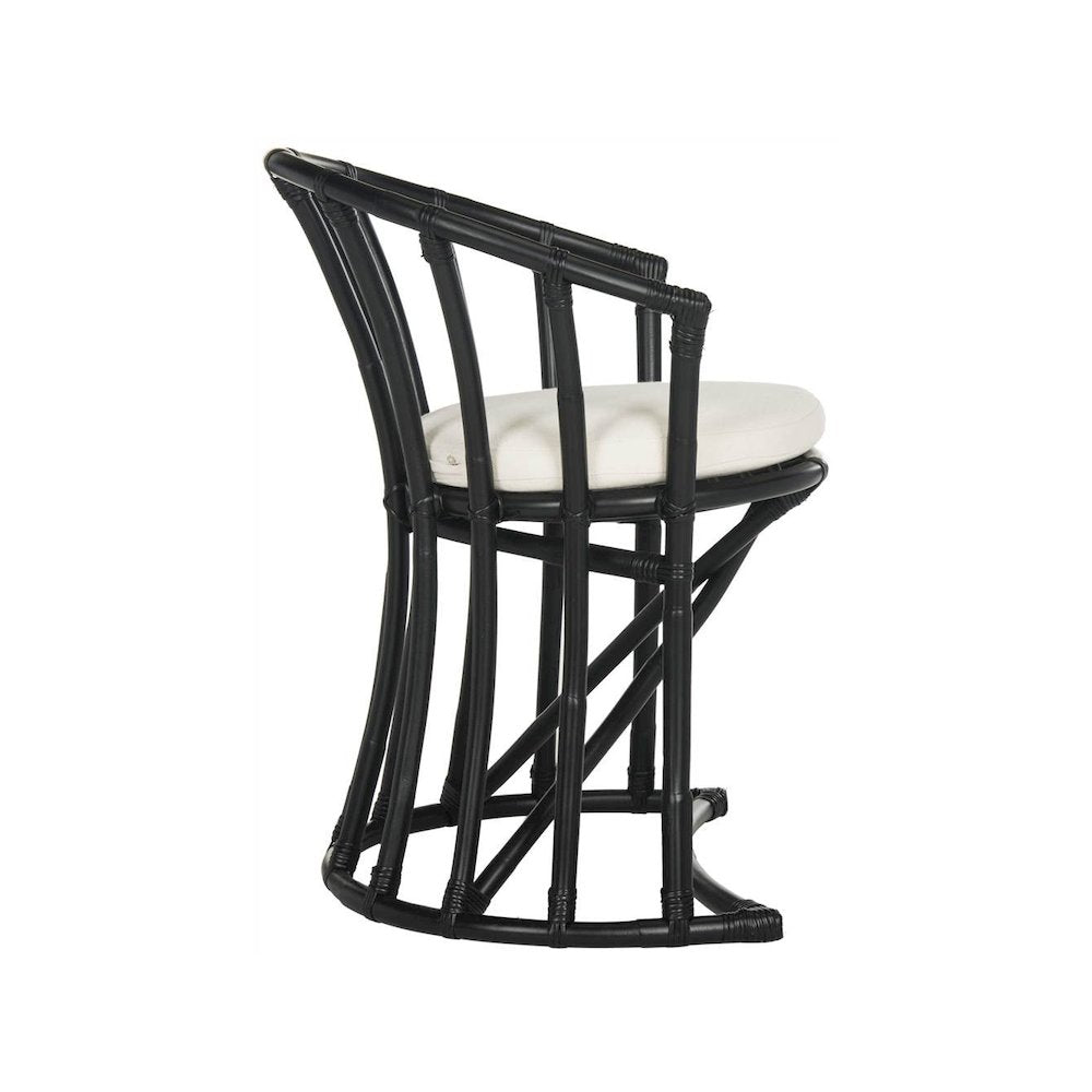 BATES RATTAN ACCENT CHAIR
